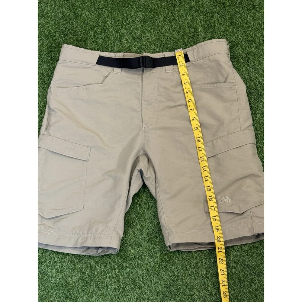 North Face Shorts Mens 36‎ Khaki Brown TCV4 Hiking Outdoors Athletic